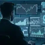 Financial analyst reviewing complex market data for hedge fund strategies in 2025