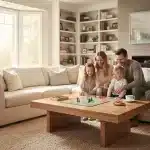 Happy family enjoying time together, symbolizing financial stability from child tax credit