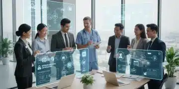 Professionals discussing future career growth with in-demand certifications for 2026