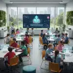 Students and teachers collaborating in a modern, inclusive classroom under new education reform