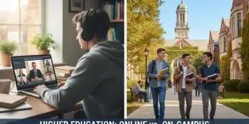 Online learning vs. traditional campus education in 2026